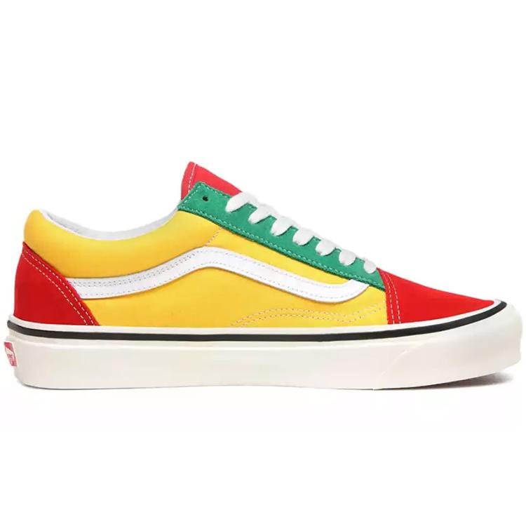 Old Skool Vans 36 Dx 'Red Emerald Yellow' VN0A38G2XFM