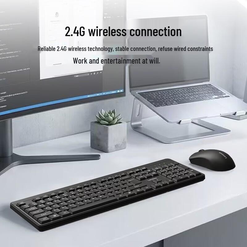 Lenovo KN210 2.4G Wireless Keyboard and Mouse Combo