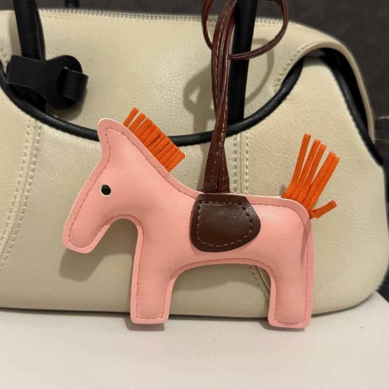 Mode PU Leder Mini Pony Anhänger Damen Tasche Hängende Dekoration Zubehör Cartoon Pferd Schlüsselanhänger Auto Schlüsselanhänger Geburtstagsgeschenk