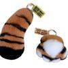 2025 New Plush Pendant Tiger Tail Claws Real Rex Rabbit Hair Tiger Spot Leopard Print Keychain Bag Pendant Lucky