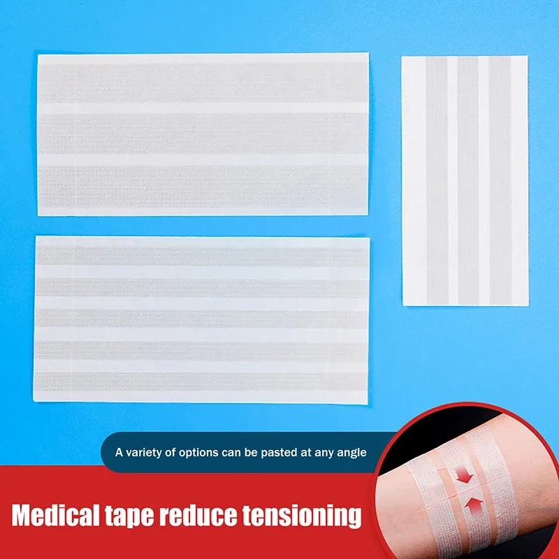 3/5/6Pcs Wound Closure Tape Adhesive Sterile Medical Bandage Strip Skin Repair First Aid Kit Surgical Breathable Tape