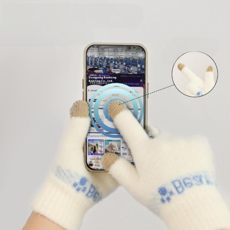 Warm Gloves For Autumn And Winter With Added Fleece And Thickening As Well As Warm Gloves For Cycling Outdoors