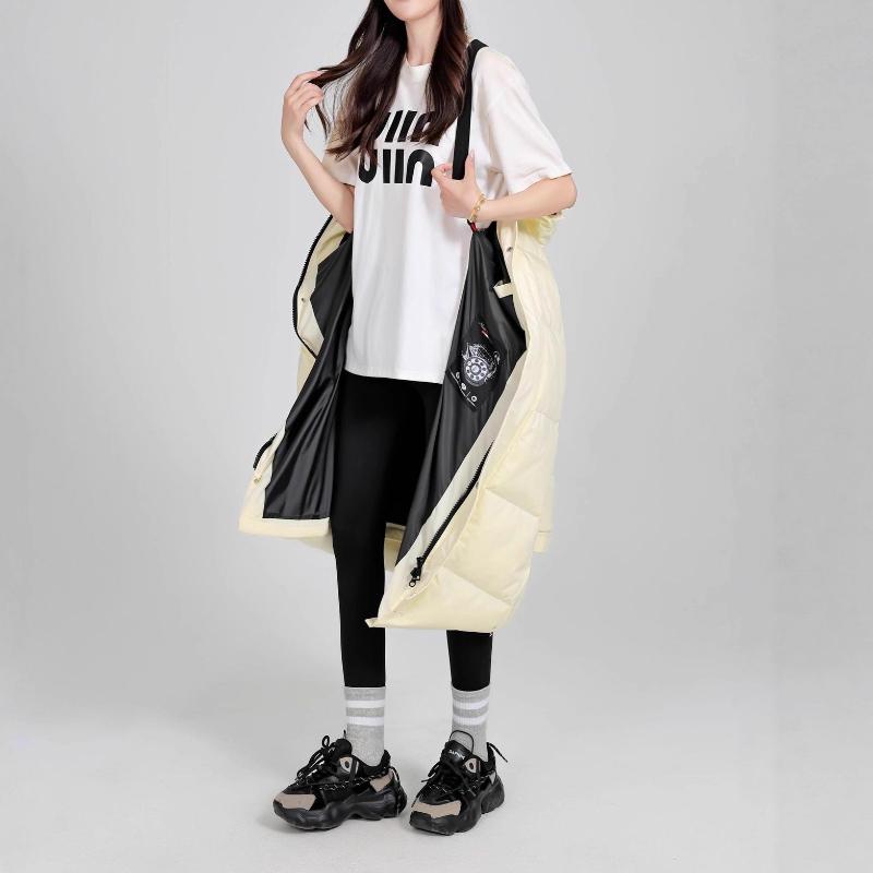Luxury high-end winter long over-the-knee solid color loose thick windproof down jacket for men and women couples