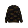 Li-Ning Daily Gold Series Casual Sports Pullover Knit Sweater Unisex Tops Black AMBS025-2