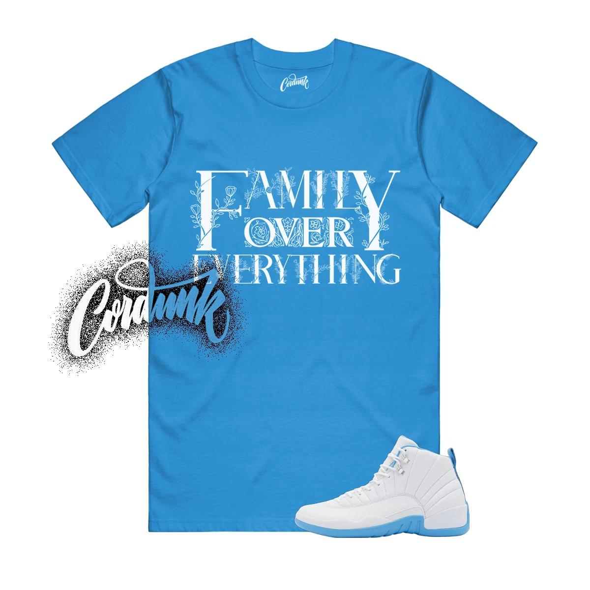 12 Melo White University Blue Emoji T Shirt Match Match FAM XL