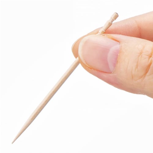 Yamato Bussan Spice Club SC Birkenzahnstocher, Einweg, für Küche, Outdoor-Gebrauch und Gewerbe, SL-650, 650 Stück, 6,2 x 6,7 x 6,2 cm