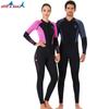 3MM Diving Suit Men's One-piece Long-sleeved Trousers Velvet Thermal Women's Surfing Jellyfish