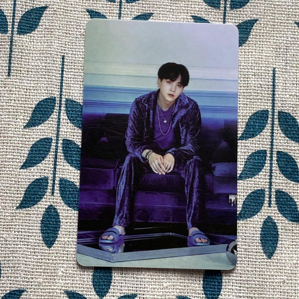 [USED] BTS Yoongi Lucky Drop BE Unreleased Trading Card