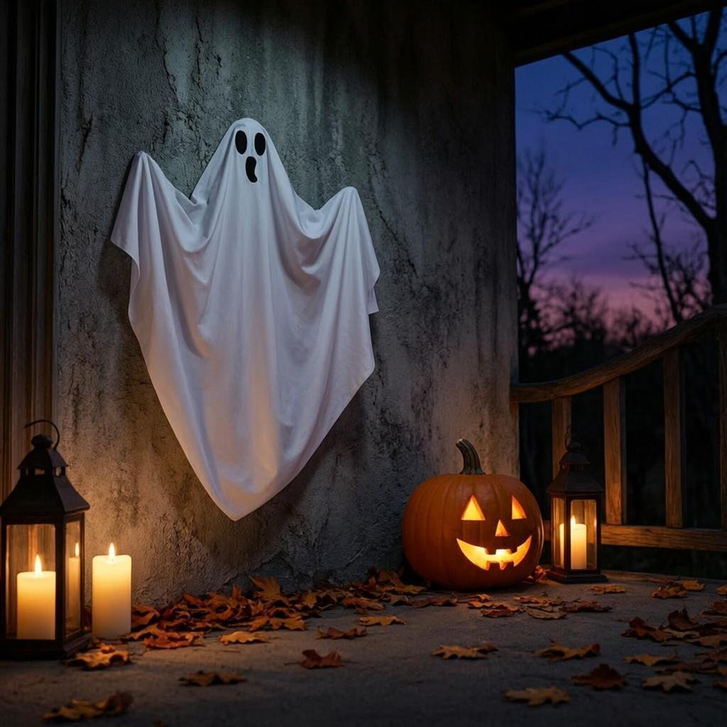 Hanging Decoration Spooky White Cloth Classic Design Decorations for