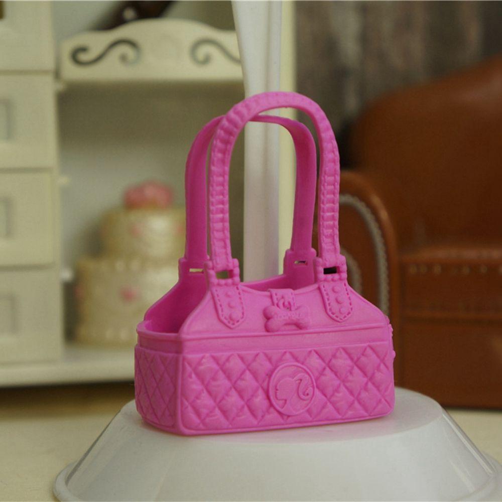 34 Styles Accessories Dollhouse Kids Toys Lady Plastic Bag Dolls Handbag 1/6 Doll Accessories Purse
