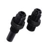 1Pair 6AN‑1Celsius4NPS   Oil Cooler Adapter Fitting Aluminium Alloy Rustproof Black