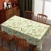 Fun Avocado Pattern Polyester Tablecloth - Decorative Table Cover for Dining Room, Lovely Home Kitchen Table Decoration