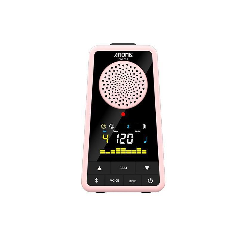 Anoma Rechargeable Bluetooth Metronome with Speaker and Universal Stand for Piano, Violin, and Drums