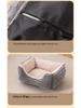Corduroy Velvet Thickened Pet Nest: Removable & Washable Cat and Dog Bed for Autumn and Winter