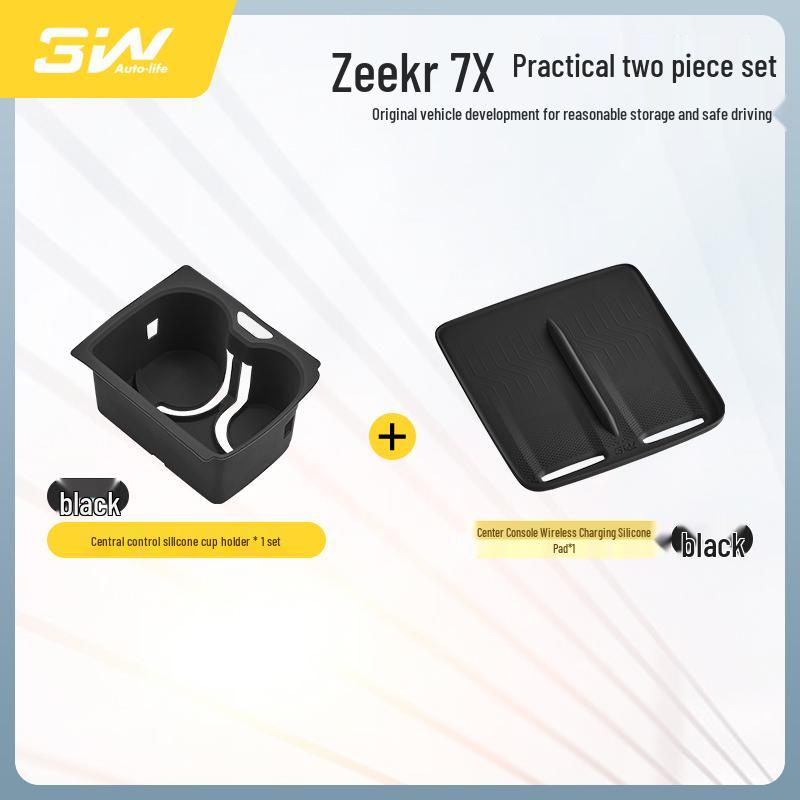 Zeekr 7X Mittelkonsolen-Silikon-Anti-Rutsch-Schutzmatte mit Wireless Charging-Kompatibilität