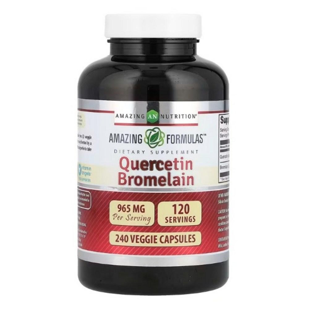 Amazing Nutrition Quercetin Bromelain 240 Veg Capsules 1 Pcs 240 Tablets