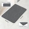 Absorbent  Bath Mat, Antislip Diatomite Quick Dry Floor Covering for Bathroom Comfort Bathroom Mat Various Size