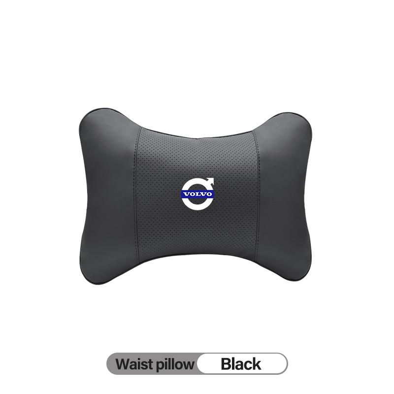 Almofada de Conforto de Espuma de Memória para Apoio de Cabeça de Banco de Carro de Couro de Alta Qualidade Interior Automotivo Para Volvo Rdesign V60 V40 XC90 XC60 V50 S90 V90