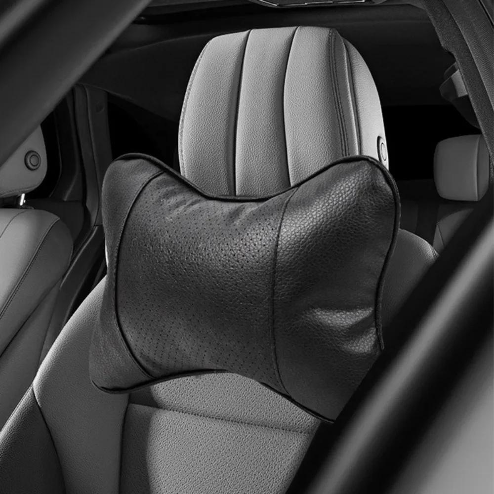 Car Seat Headrest with Breathable Mesh, Auto Safety, Head and Neck Rest, Relax Pillow, Cushion, Auto Protector