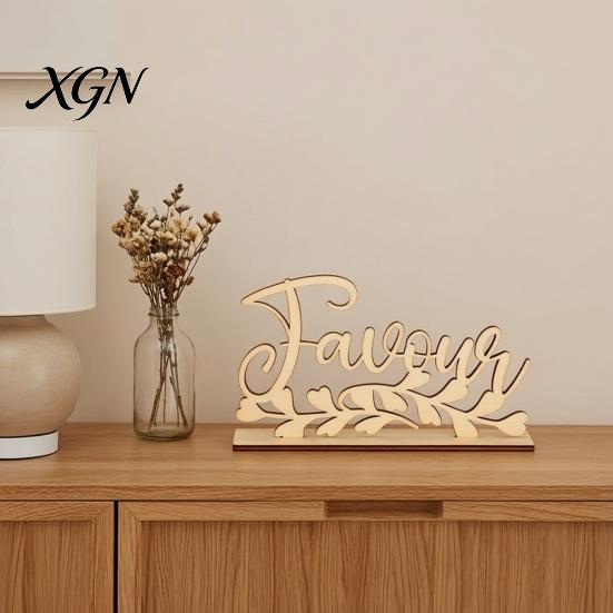 Thanksgiving Dinner Party Decor Grateful Blessed Wood Cutout Signs, Table Plate Decor, Handmade Wooden Gift Rustic Fall Home Centerpiece Ornament for