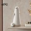 Kleine Geisterfigur für Bücherregal Hundestatue Niedliche Gehende Figur Gruselige Harz Nische Feiertagsgeschenk Für Halloween-Dekoration Tischplatte Kaminsims Regal
