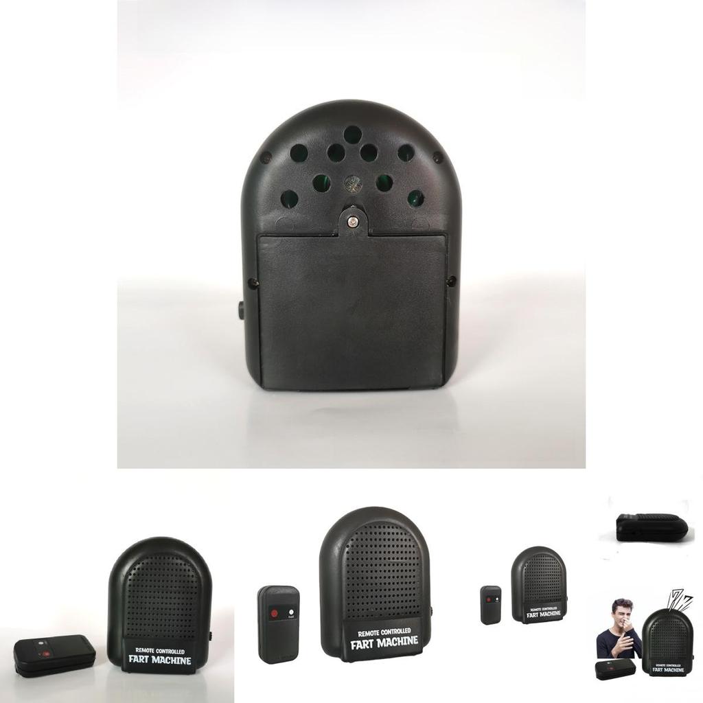 Black Plastic Remote Controlled Fart Machine For Hilarious Gag Gifts And Pranks
