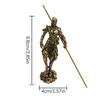 Koppar Apor Staty 3D Sun Wukong Spelfigur Koppar Apor Kung Staty Apor Kung Staff Dekorativ Kulturell Symbol Statyer