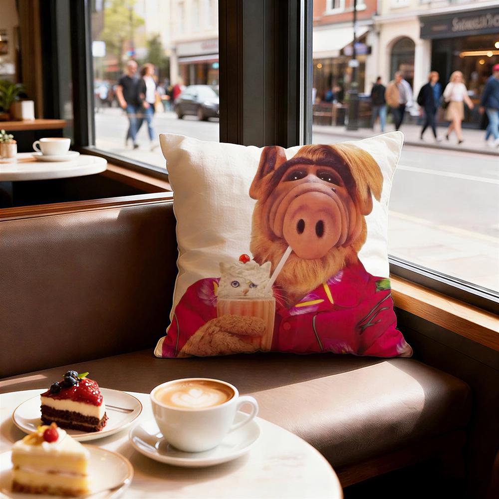 Cartoon ALF Cushion Cover Decorative Cushions Covers Cover Sofa x Pillow Piece x x Pillowcase