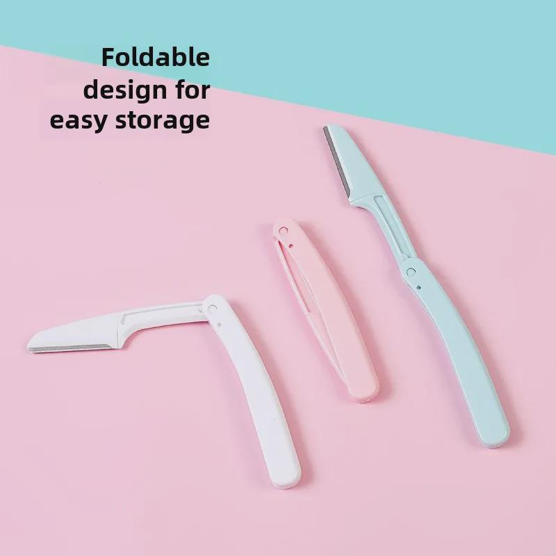 Fudiya Foldable Eyebrow Trimmer Set: Safe for Beginners, Unisex Blade for Perfect Shaping