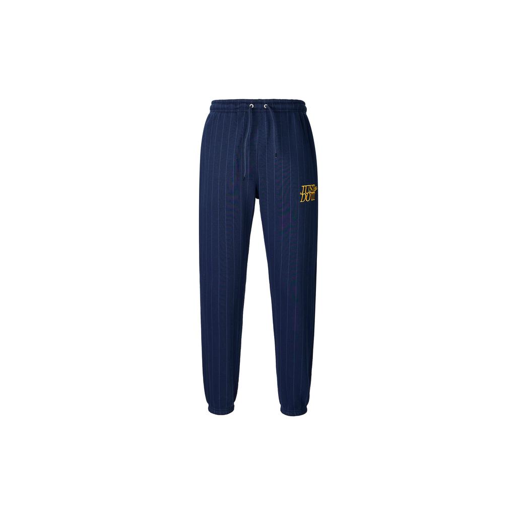 Jordan Warm Comfortable Soft Skin-Friendly Mid-Waist Drawstring Casual Pants Men Bottoms Obsidian HJ2215-451