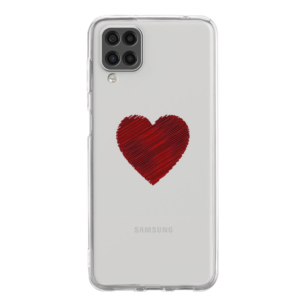 Phone Case For Samsung A13 A33 A35 A55 A73 A53 A23 A51 A71 A21S A12 A31 A41 A05s A03S A15 A25 A32 5G Cover I Love you Pink Heart