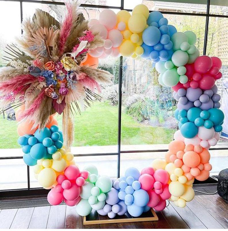 1/2 Set Ballonständer Schwebende Halterung Ballonsäulenhalter Alles Gute zum Geburtstag Hochzeitsfeier Dekoration Ballonbogenständer Babyshower