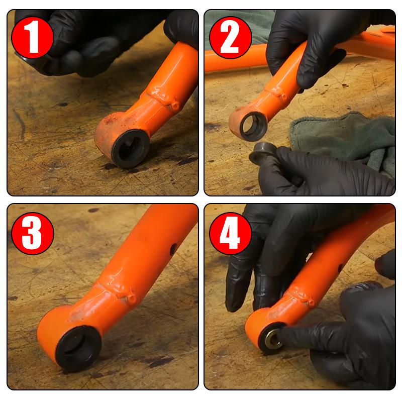 20/24-teiliges Buchsenset für vordere und hintere Querlenker + 28/70 mm Stahlhülsen für Polaris RZR/GENERAL Series 5138276