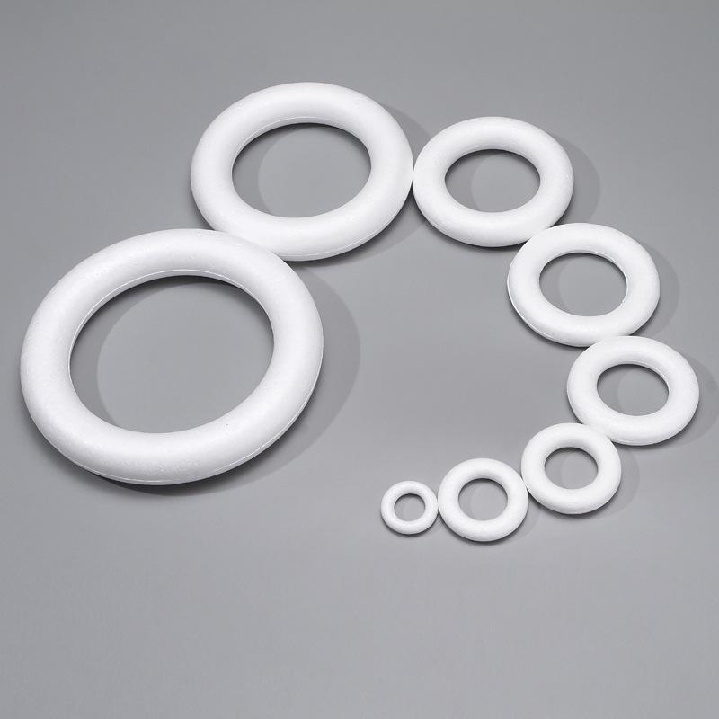 Polystyrene Foam Circle Ring for Weddings and Crafts