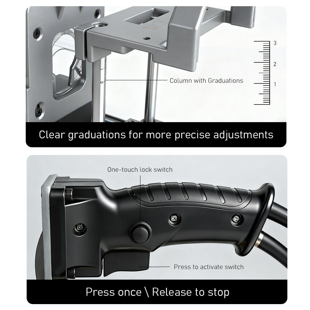 Adjustable Electric Drill Conversion Bracket DIY Projects Precise Drilling Slotting Mold Mini Grooving Machine Rack