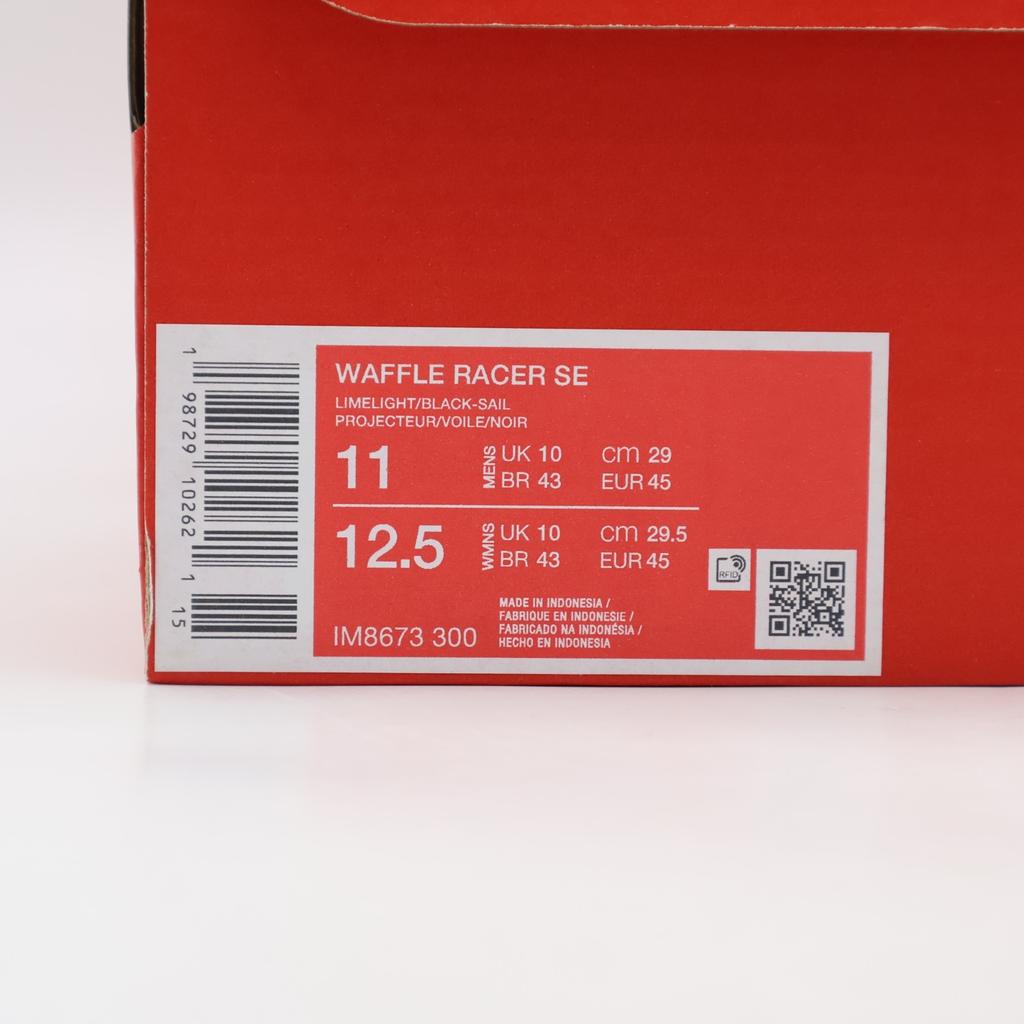 IM8673-300 Nike Waffle Racer SE Limelight Black (Men's)
