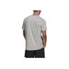 Adidas Solid Color Sport Round Neck Short Sleeve T-Shirt Men Tops Grey GM2076