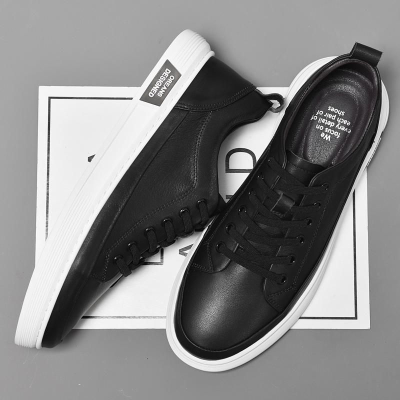 Fashion Genuine Leather Men Shoes High Quality Man Sneakers Luxury Brand Oxford Shoes Fashion Male Casual Shoes Skateboard New Footwear