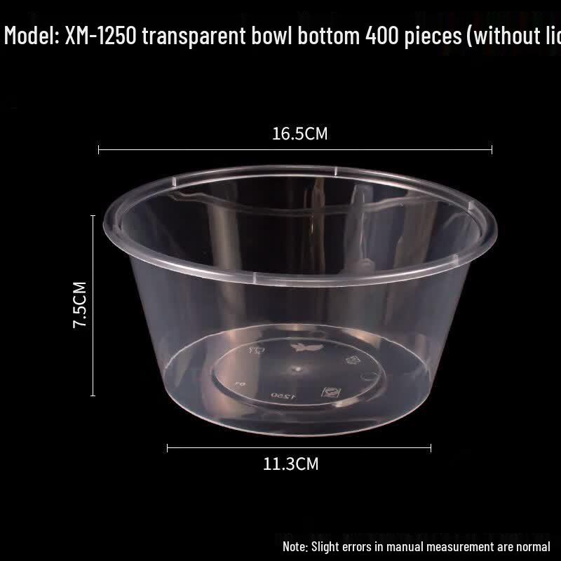

Disposable Round Plastic Food Bowls