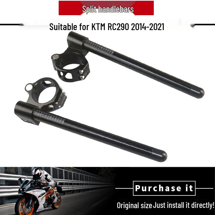 

KTM RC390 (2014-2021 гг.) Модифицированный легкий райзер руля с ЧПУ оранжевый/чёрный