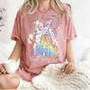 Summer Magic Castle Disney Best Day Evern Graphic Tshirt Men Women Cotton Quality Casual Loose Short Sleeve Classic Unisex