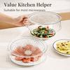 Stackable Food Insulation Cover Splash Bowl Cover Durable Vegetable Fruit Platter