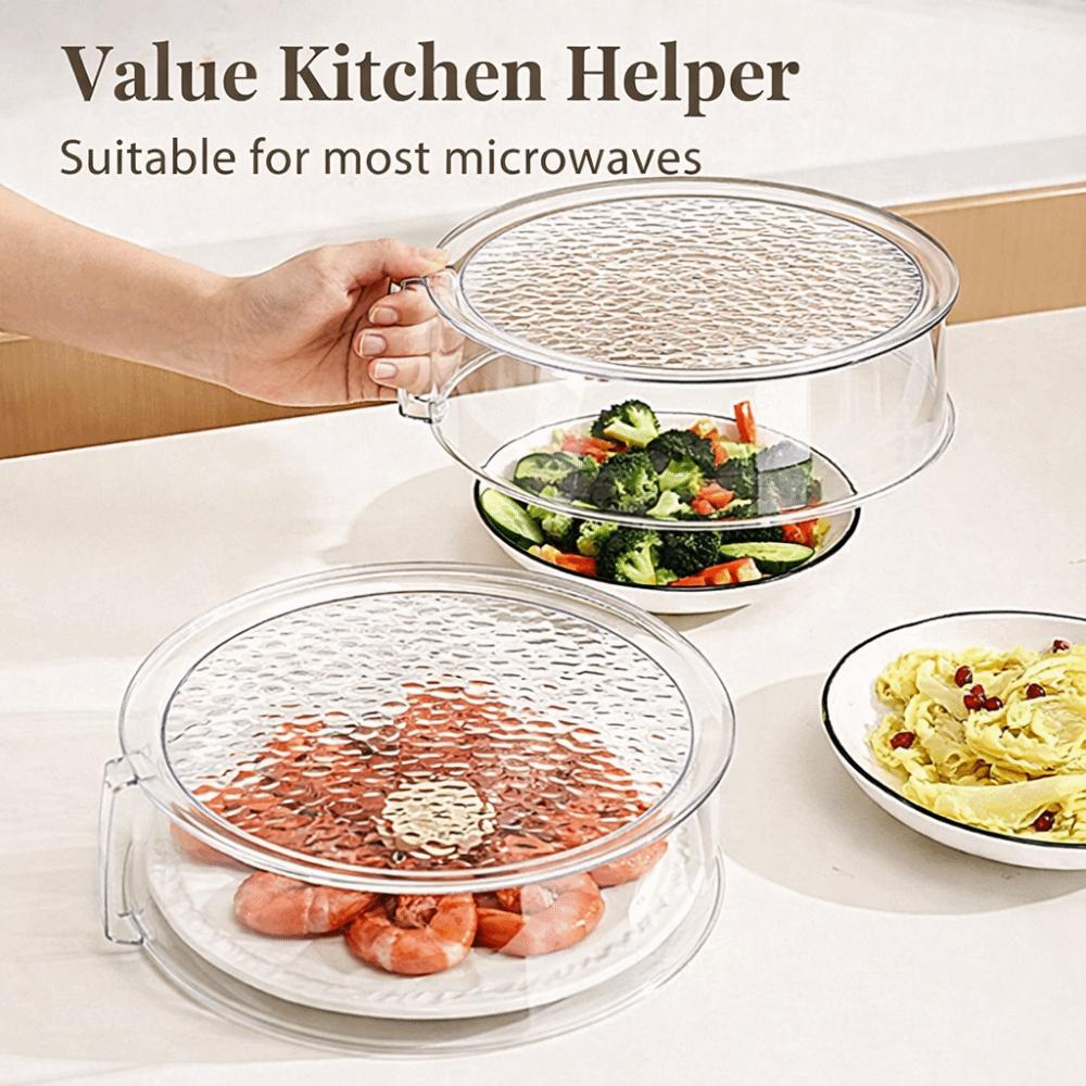Stackable Food Insulation Cover Splash Bowl Cover Durable Vegetable Fruit Platter