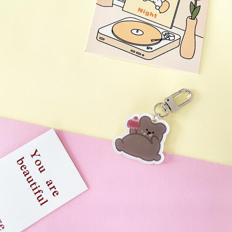 

Брелок в виде медведя, мультяшный кролик, сумка, кулон, чехол для наушников, кулон 10pcs