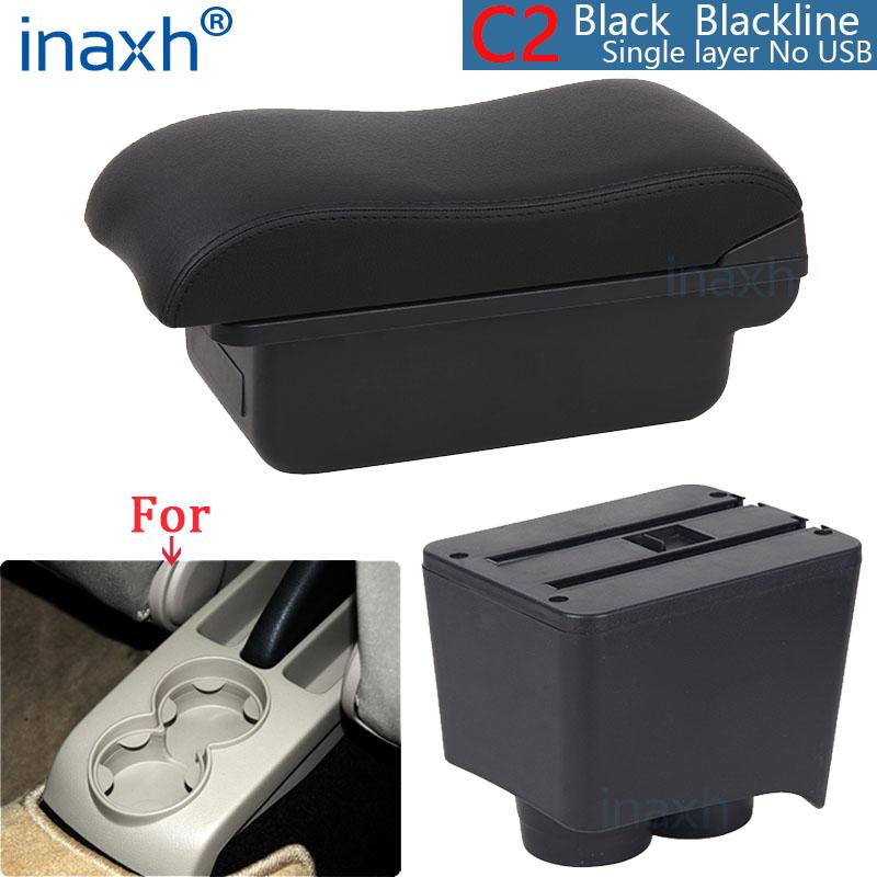For Volkswagen Polo Armrest For VW Polo 9N 3 Car Armrest box Curved surface Interior parts Storage box car accessories 2002-2009