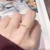 S925 Sterling Silver Natural Color Treasure December Birthstone Ring Light Luxury Premium Sense Index Finger Little Finger Ring