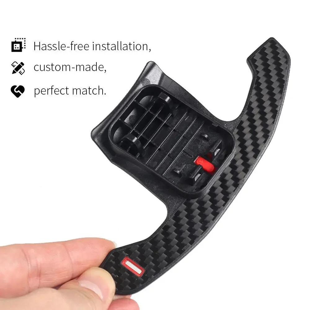Carbon Fiber Paddle Shifter Gear Shift Shifter For BMW F30 F31 F32 F10 F20 F15 F16 G30 G20 Steering Wheel Extension Accessories