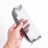 1PC Makeup Bags Case White Gray Black Large Capacity Mash Transparent Cosmetic Brush Bags Students Long Style Nylon Pencil Case