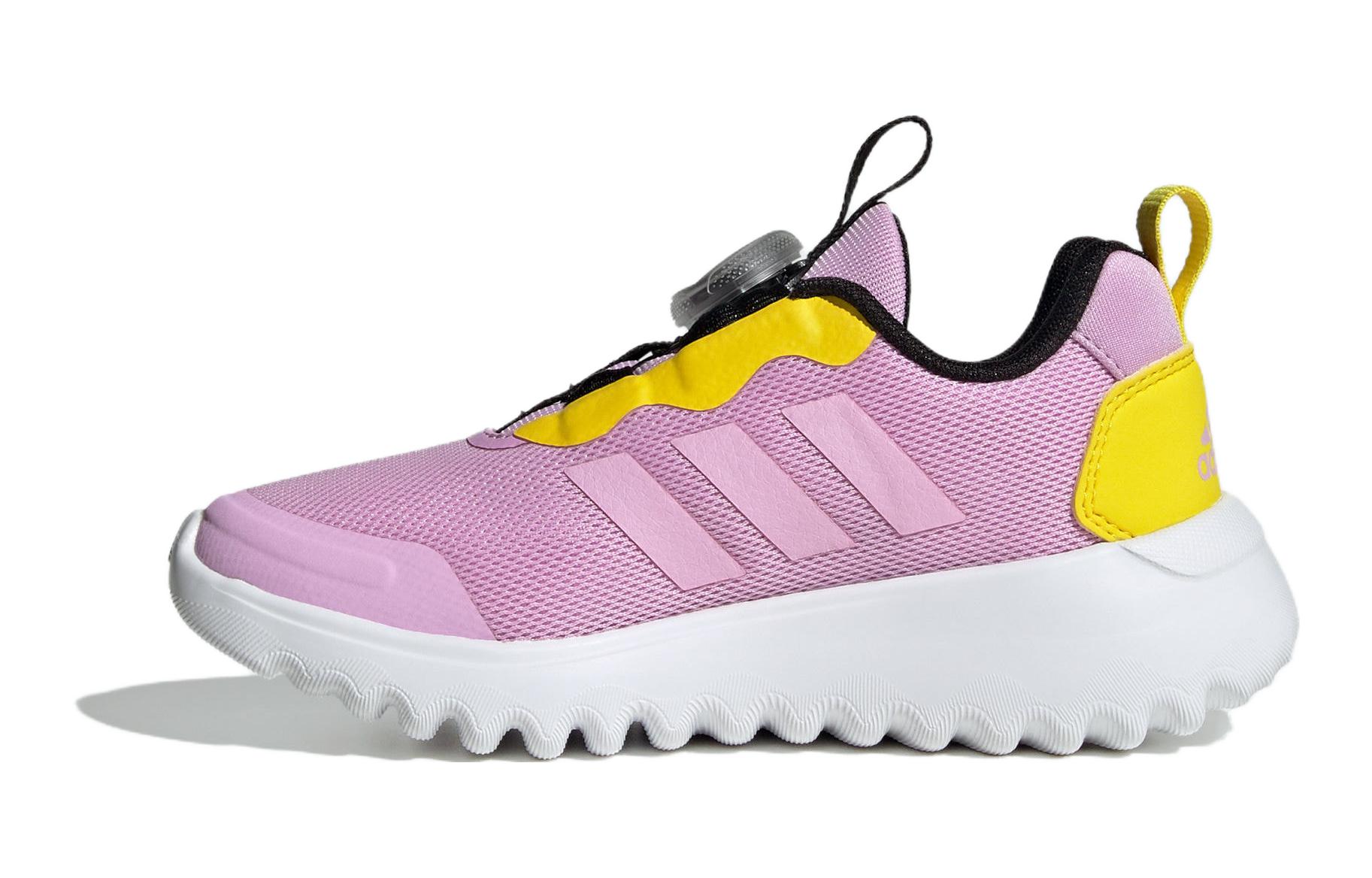 

Adidas ACTIVFLEX BOA 3.0 Slip Resistant Abrasion Resistant Low top Kids Running Shoes Pink Yellow Kids ID7844 35.5