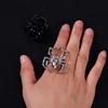 Spider Opening Female Niche Design High-end Cold Style Fashionable Opening Ring Trendy and Cool New Ring